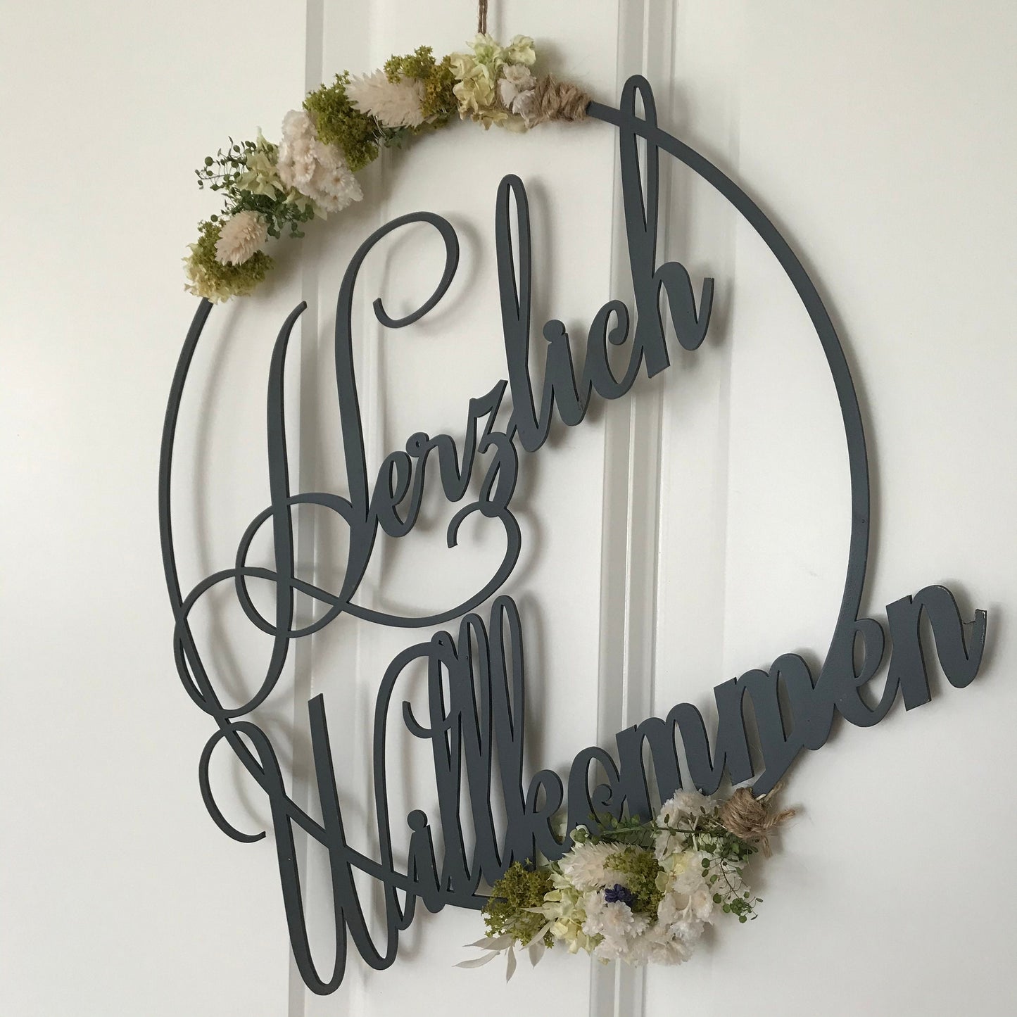 Türkranz „Herzlich Willkommen“ ohne Dekoration