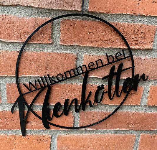 Personalisierter Türkranz