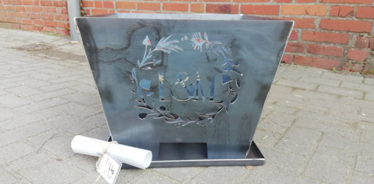 Personalisierte Feuertonne